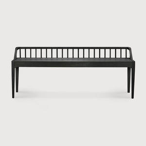 Spindle Bench - Black Oak