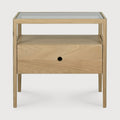 Spindle Bedside Table - Oak