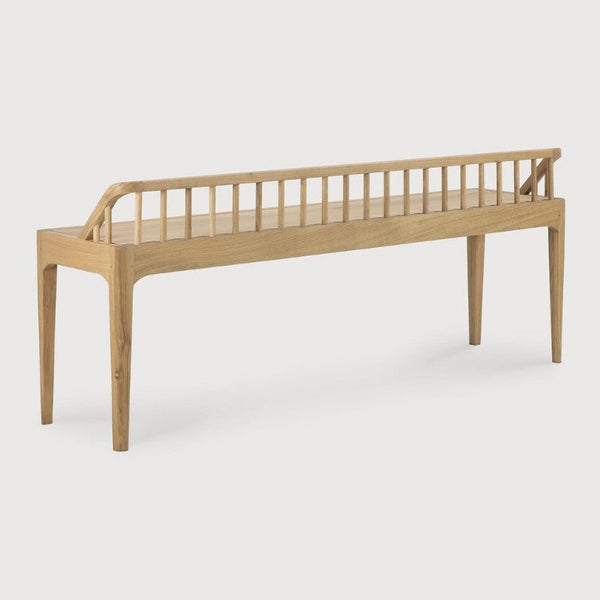 Spindle Bench - Oak