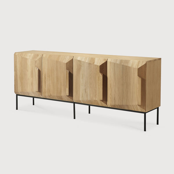 Stairs Sideboard - 4 Door - Oak