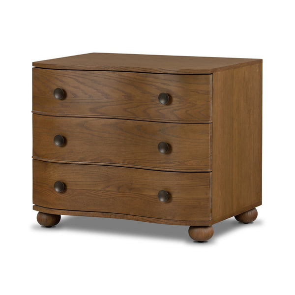 Tegan Nightstand - Toasted Oak