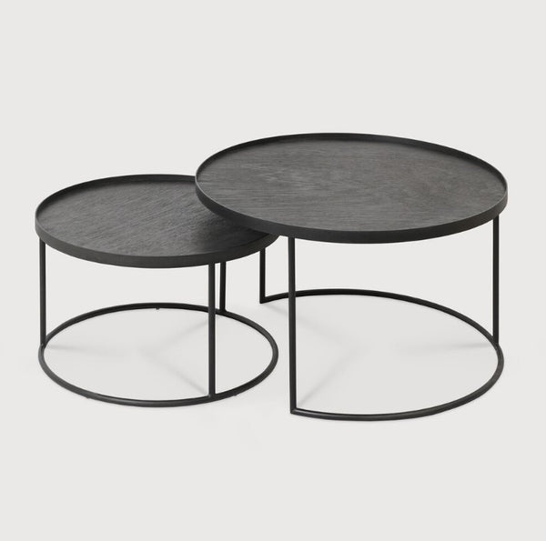 Tray Coffee Table Set - Round