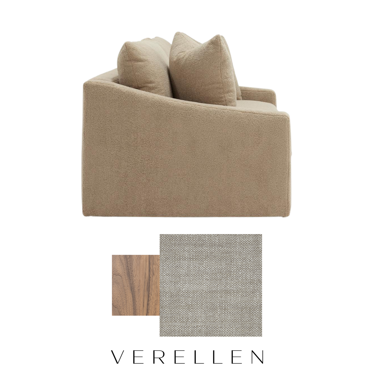 Duke Condo 86" Sofa - Blanchot Neutral