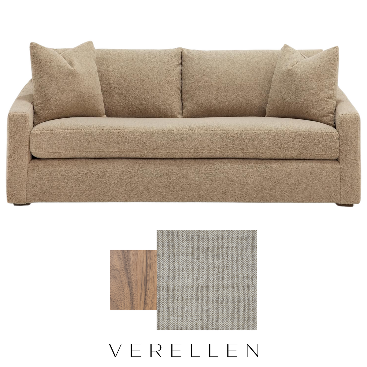 Duke Condo 86" Sofa - Blanchot Neutral