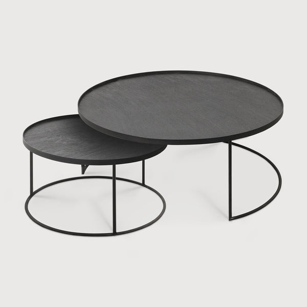 Tray Coffee Table Set - Round