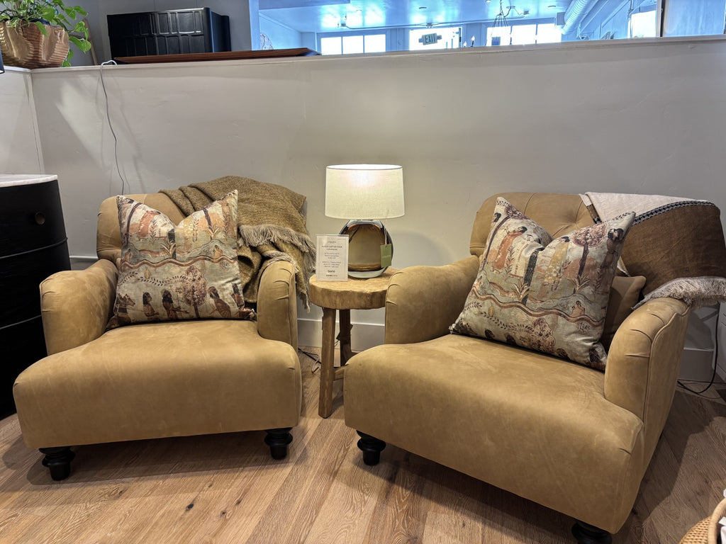 Acacia Chair - Bracco Tan Leather