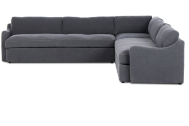 Amelia 3 PC Sectional - Broadway Denim