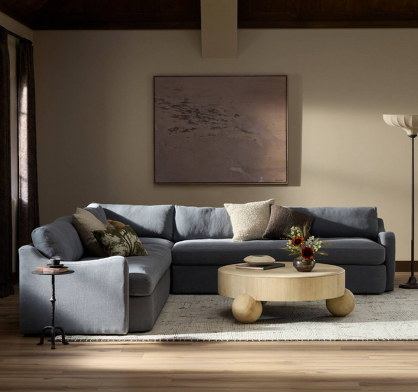 Amelia 3 PC Sectional - Broadway Denim