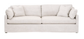 Leanne 95" Sofa - Warm Ecru