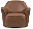Bella Swivel Chair - Dulane Mahogany