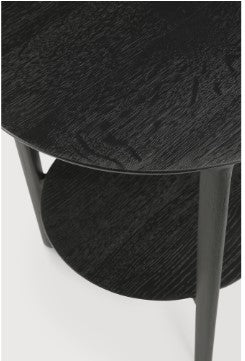 Bok Side Table - Varnished Oak Black