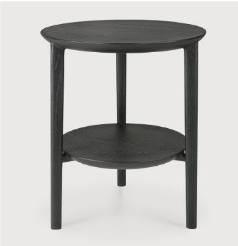 Bok Side Table - Varnished Oak Black