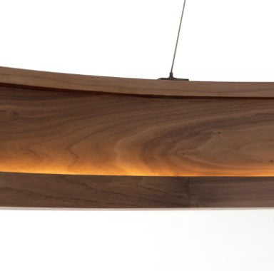 Brody 49" Chandelier - Dark Walnut