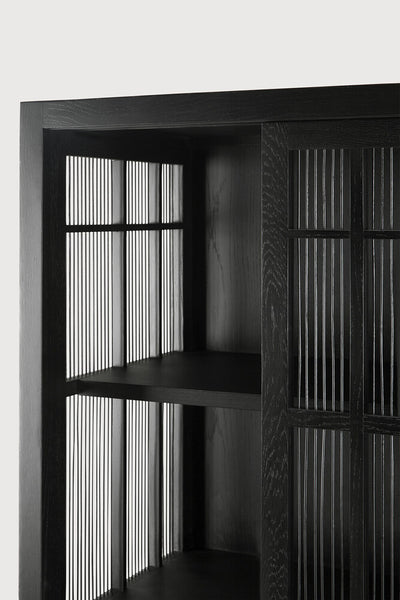 Burung Cupboard - Black - 2 Sliding Doors