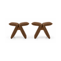 Butterfly Stool - Wild West Boot Straps Leather