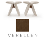 Butterfly Stool - Wild West Boot Straps Leather
