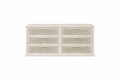 Santa Barbara 6 Drawer Dresser - White Wash