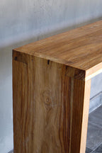 Reclaimed Teak Dovetail Console