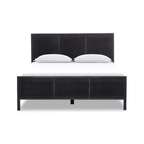 Melbourne Bed - Black Wash