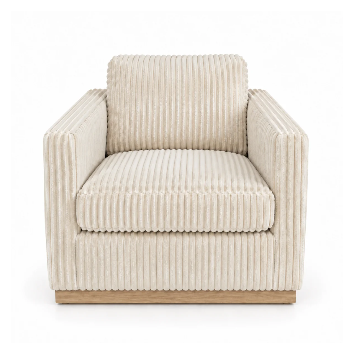 Allie Swivel Chair - Ivory