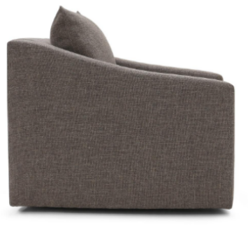 Duke Swivel Club Chair - Willow Otter