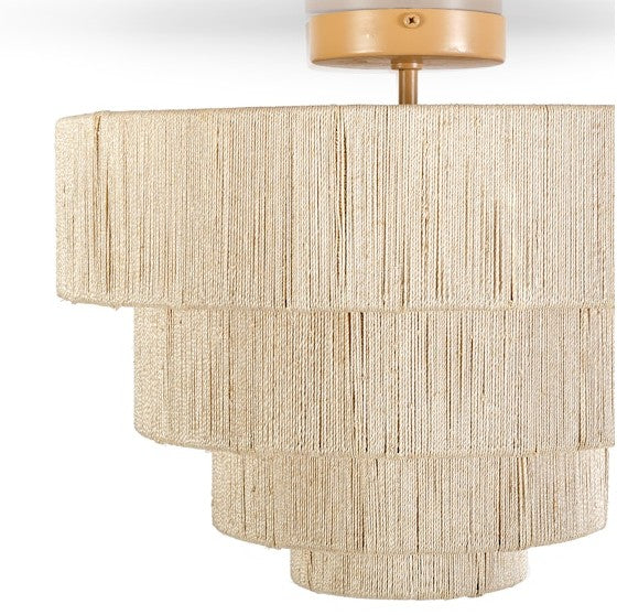 Everly Semi Flush Mount - Natural
