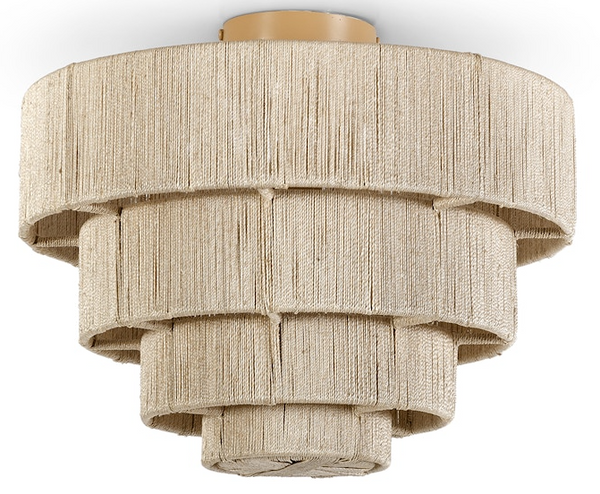 Everly Semi Flush Mount - Natural