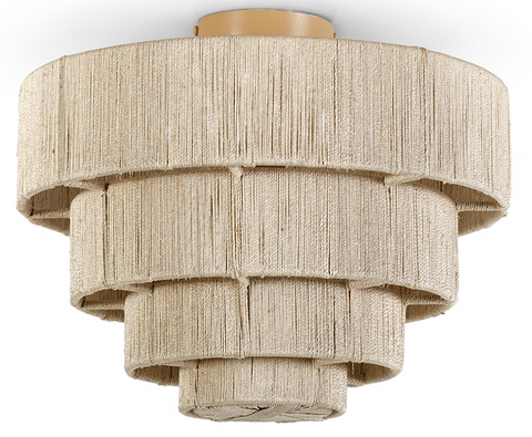 Everly Semi Flush Mount - Natural