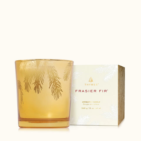 Frasier Fir Gold Gilded Candle 13oz