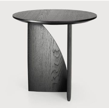 Geometric Side Table - Black