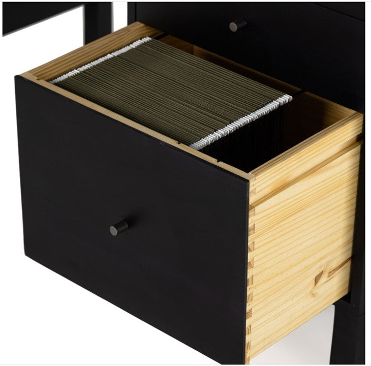 Isabelle Executive Desk - Black