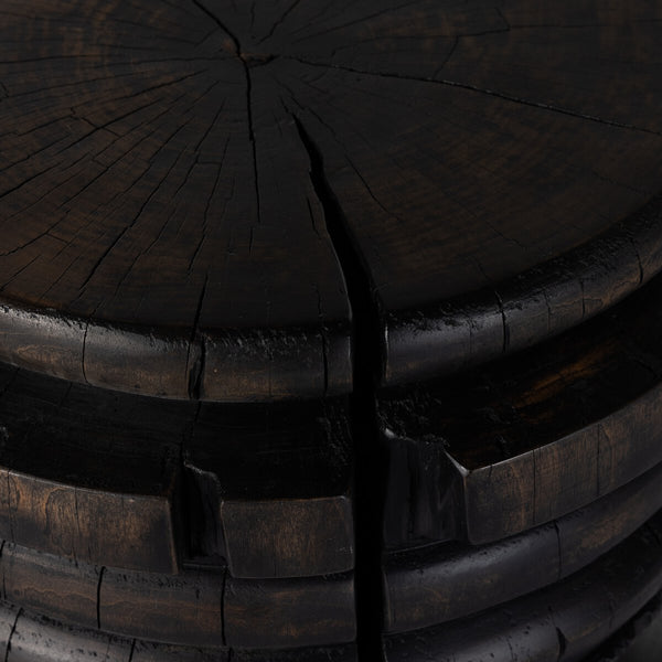 Jeramiah End Table - Rubbed Oak