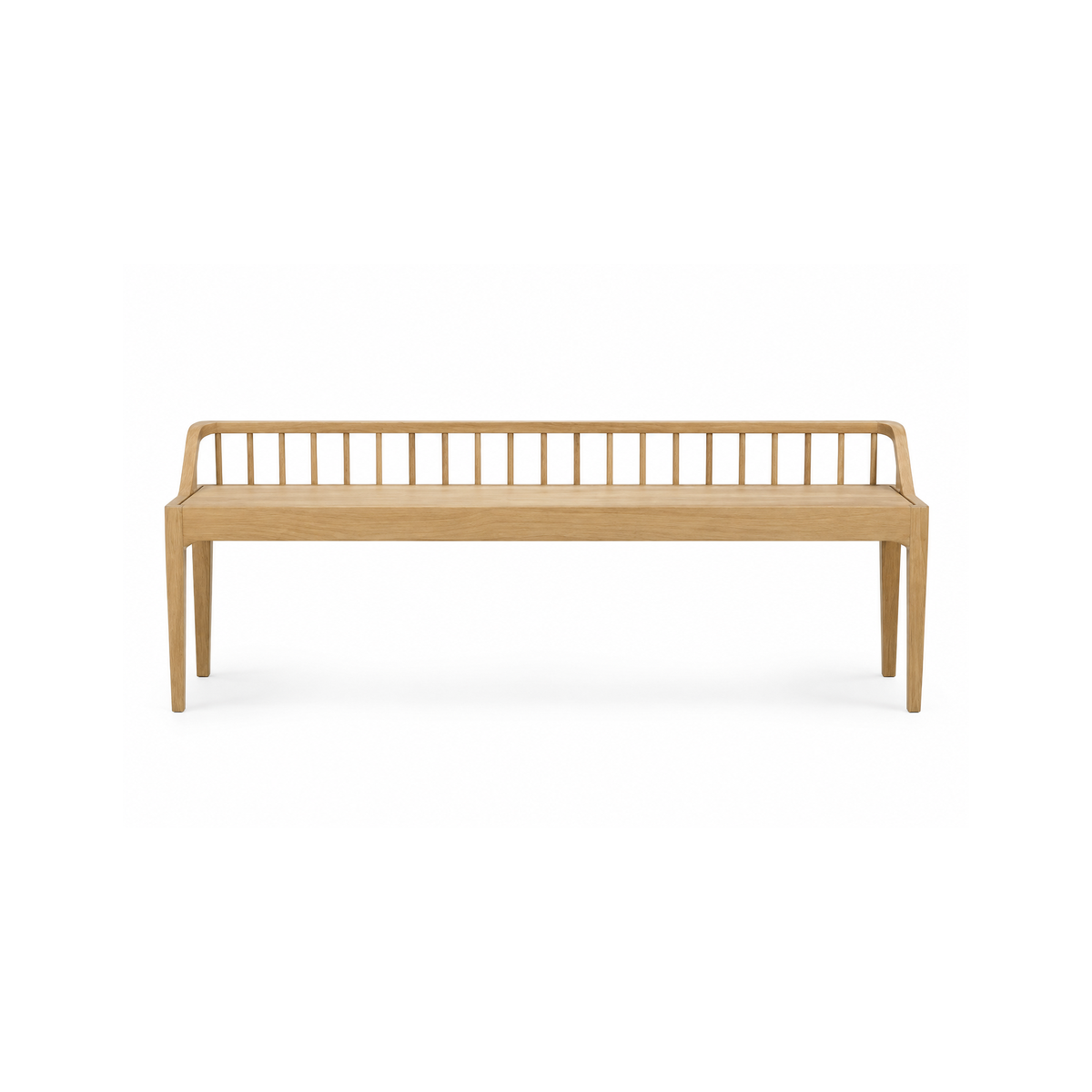 Spindle Bench - Oak