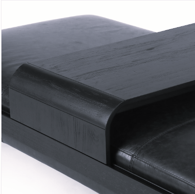 Phoenix Ottoman - Sonoma Black