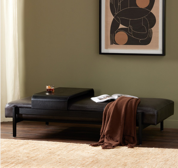 Phoenix Ottoman - Sonoma Black