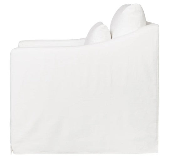 Rebecca Swivel Chair - Miles White