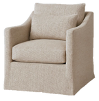 Rebecca Swivel Chair - Miles Oatmeal