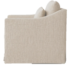 Rebecca Swivel Chair - Miles Oatmeal