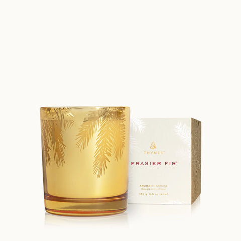 Frasier Fir Gold Gilded Candle 6.5oz