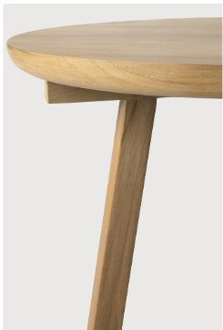 Tripod Side Table - Varnished Oak