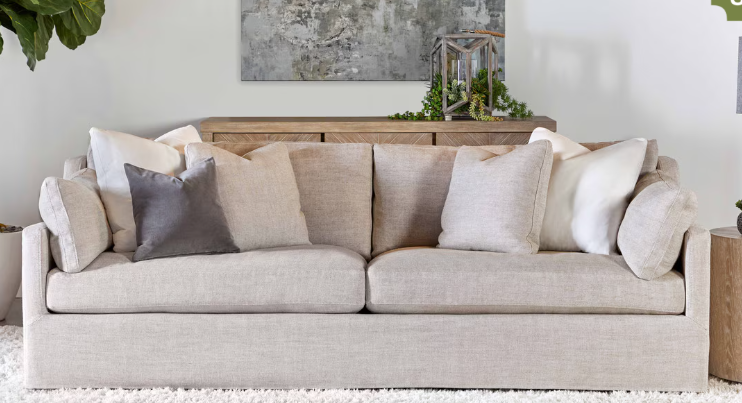 Leanne 95" Sofa - Warm Ecru