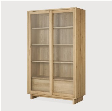 Wave Cupboard - 2 Sliding Doors/2 Drawers