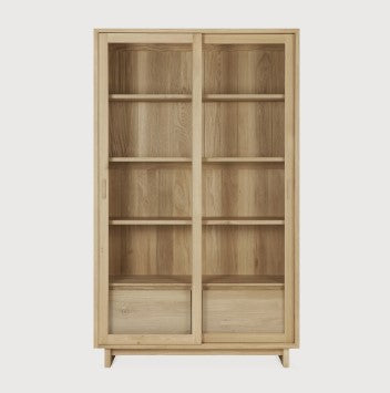 Wave Cupboard - 2 Sliding Doors/2 Drawers