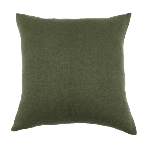 Anika Solid Pillow - Olive