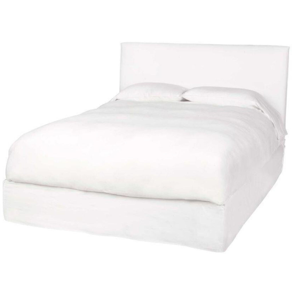 April Queen Bed - Logan White