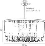 Baja Chandelier - Black