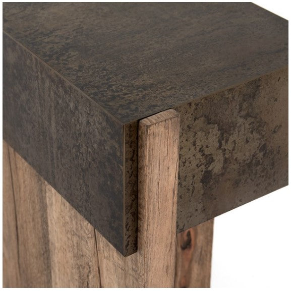 Beckham Console Table - Distressed Iron