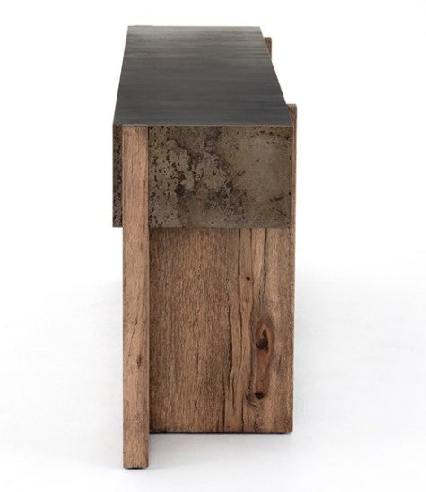 Beckham Console Table - Distressed Iron