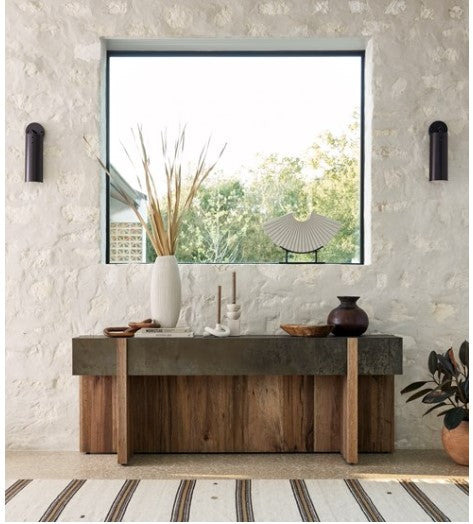 Beckham Console Table - Distressed Iron