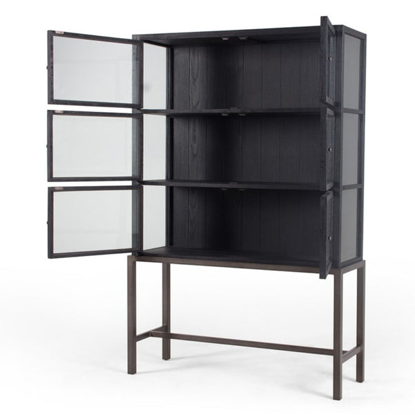 Curio Display Cabinet - Black